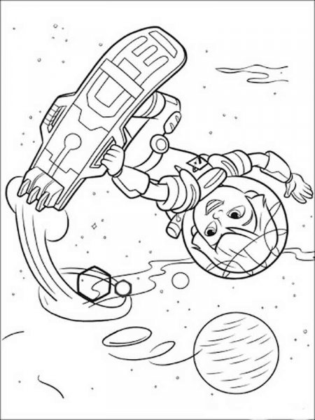 Miles from Tomorrowland coloring pages