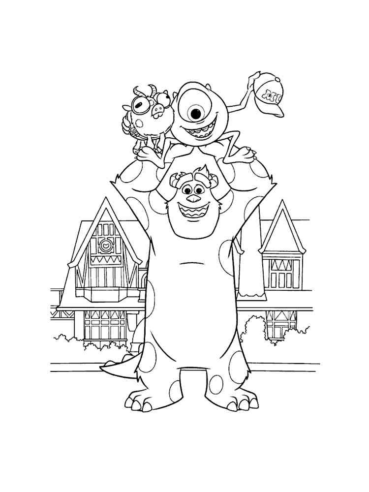Monsters Inc Coloring Pages / Monsters Inc Coloring Page 18 Coloring