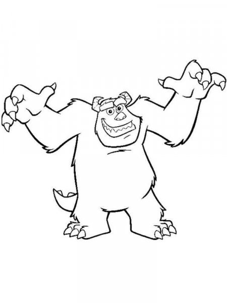 Monsters, inc. coloring pages