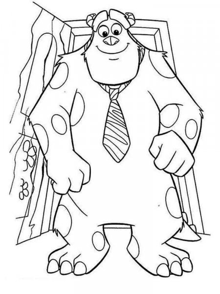 Monsters, inc. coloring pages