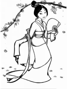 Mulan coloring page 10 - Free printable