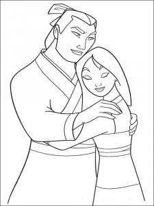 Mulan coloring page 14 - Free printable