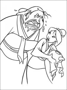 Mulan coloring page 20 - Free printable