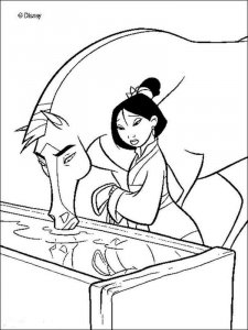 Mulan coloring page 27 - Free printable