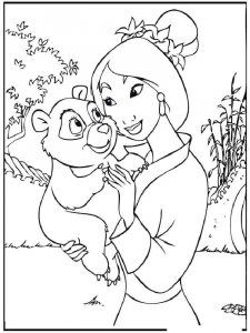 Mulan coloring page 29 - Free printable