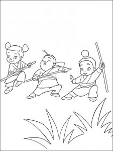 Mulan coloring page 3 - Free printable