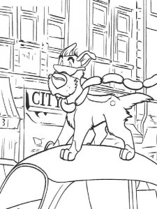 Oliver Company coloring page 11 - Free printable