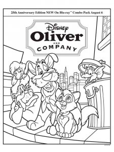 Oliver Company coloring page 5 - Free printable