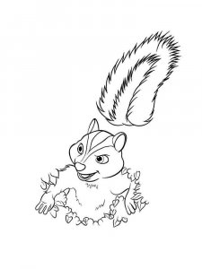 Over the Hedge coloring page 1 - Free printable
