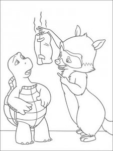 Over the Hedge coloring page 13 - Free printable