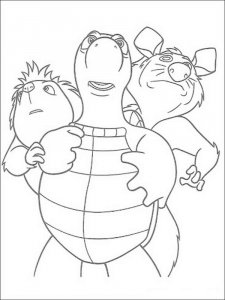 Over the Hedge coloring page 15 - Free printable