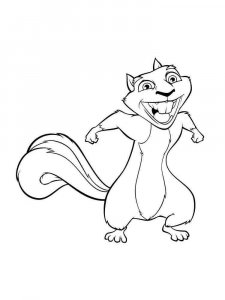 Over the Hedge coloring page 3 - Free printable