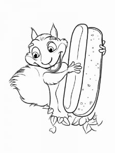 Over the Hedge coloring page 6 - Free printable