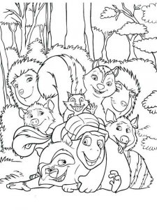 Over the Hedge coloring page 7 - Free printable