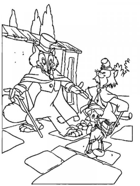 Pinocchio coloring pages