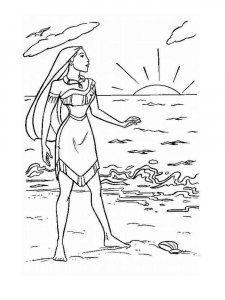 Pocahontas coloring page 14 - Free printable