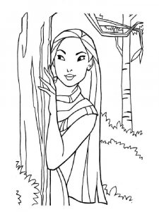 Pocahontas coloring page 15 - Free printable