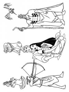 Pocahontas coloring page 16 - Free printable