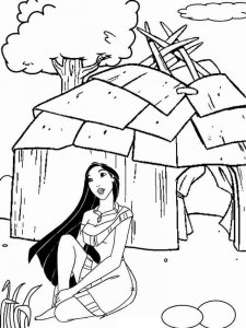 Pocahontas coloring page 20 - Free printable