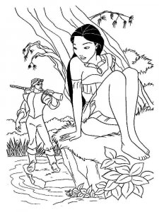 Pocahontas coloring page 21 - Free printable