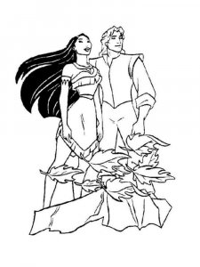 Pocahontas coloring page 5 - Free printable