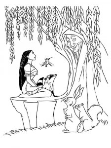 Pocahontas coloring page 7 - Free printable