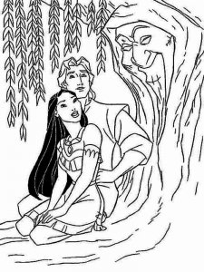 Pocahontas coloring page 8 - Free printable