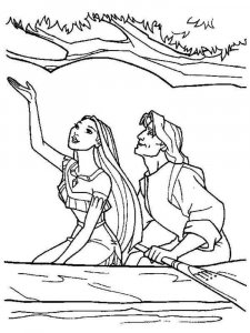 Pocahontas coloring page 9 - Free printable