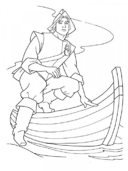 Pocahontas coloring pages