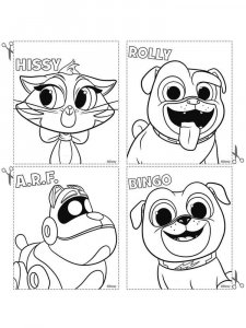 Puppy Dog Pals coloring page 1 - Free printable