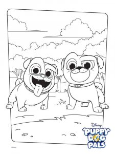 Puppy Dog Pals coloring page 12 - Free printable