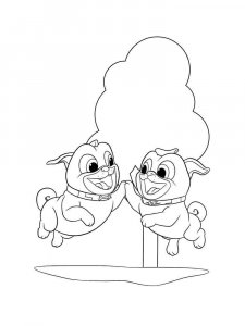 Puppy Dog Pals coloring page 19 - Free printable