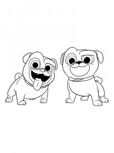 Puppy Dog Pals coloring page 21 - Free printable