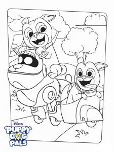 Puppy Dog Pals coloring page 9 - Free printable