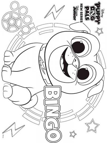 Puppy Dog Pals coloring pages