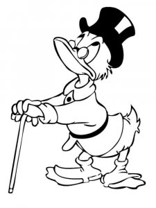 Scrooge McDuck coloring page 11 - Free printable