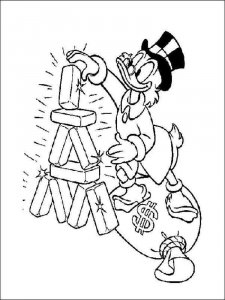 Scrooge McDuck coloring page 17 - Free printable