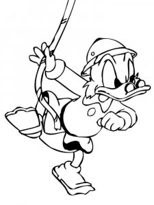 Scrooge McDuck coloring page 7 - Free printable