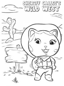 Sheriff Callie's Wild West coloring page 9 - Free printable