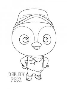 Sheriff Callie's wild west coloring pages