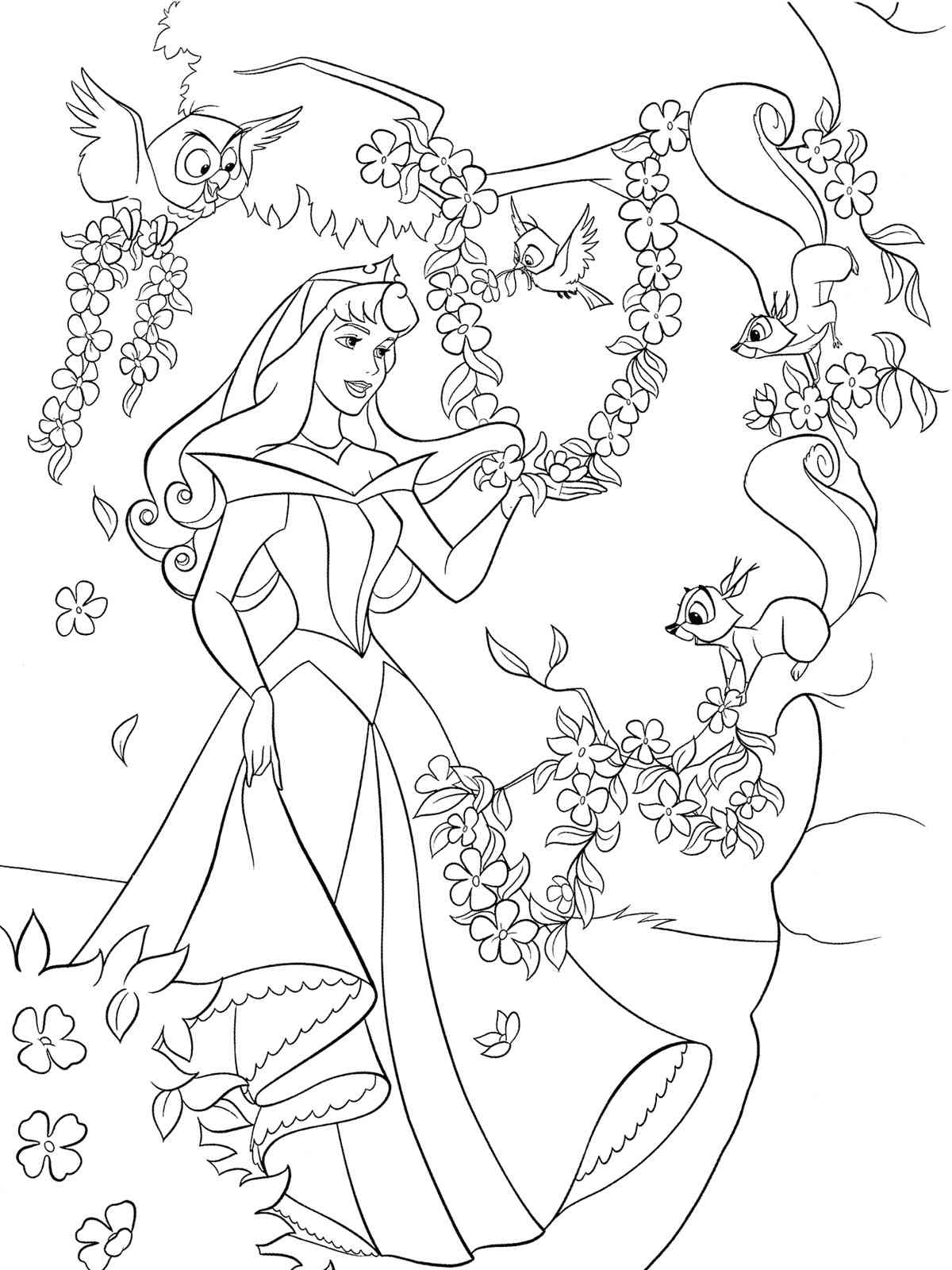 Sleeping Beauty coloring pages. Download and print Sleeping Beauty ...
