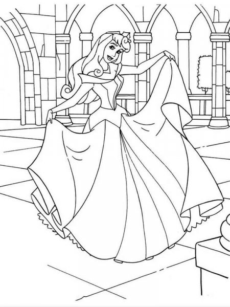 Sleeping Beauty coloring pages