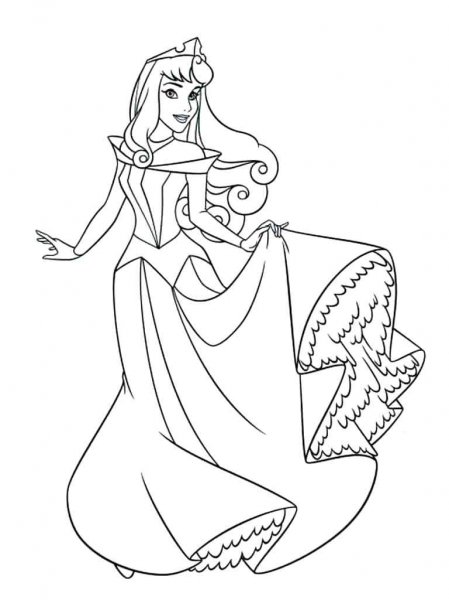 Sleeping Beauty coloring pages