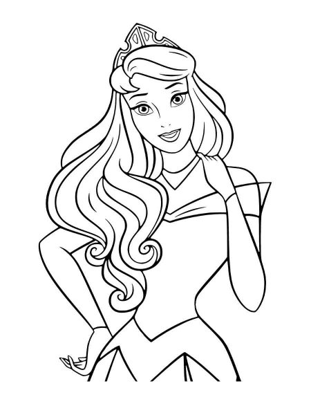 Sleeping Beauty coloring pages