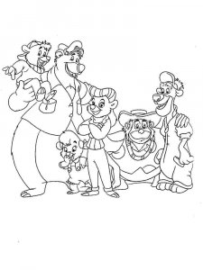 TaleSpin coloring page 5 - Free printable
