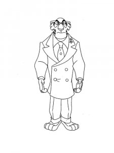 TaleSpin coloring page 6 - Free printable