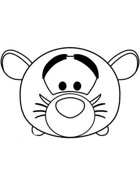 Tsum Tsum coloring pages