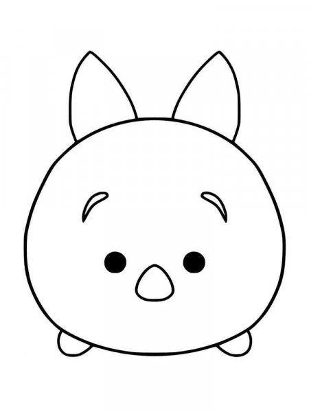 Tsum Tsum coloring pages