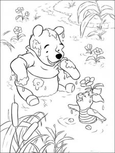 Winnie The Pooh coloring page 26 - Free printable