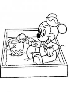Baby Disney coloring page 12 - Free printable